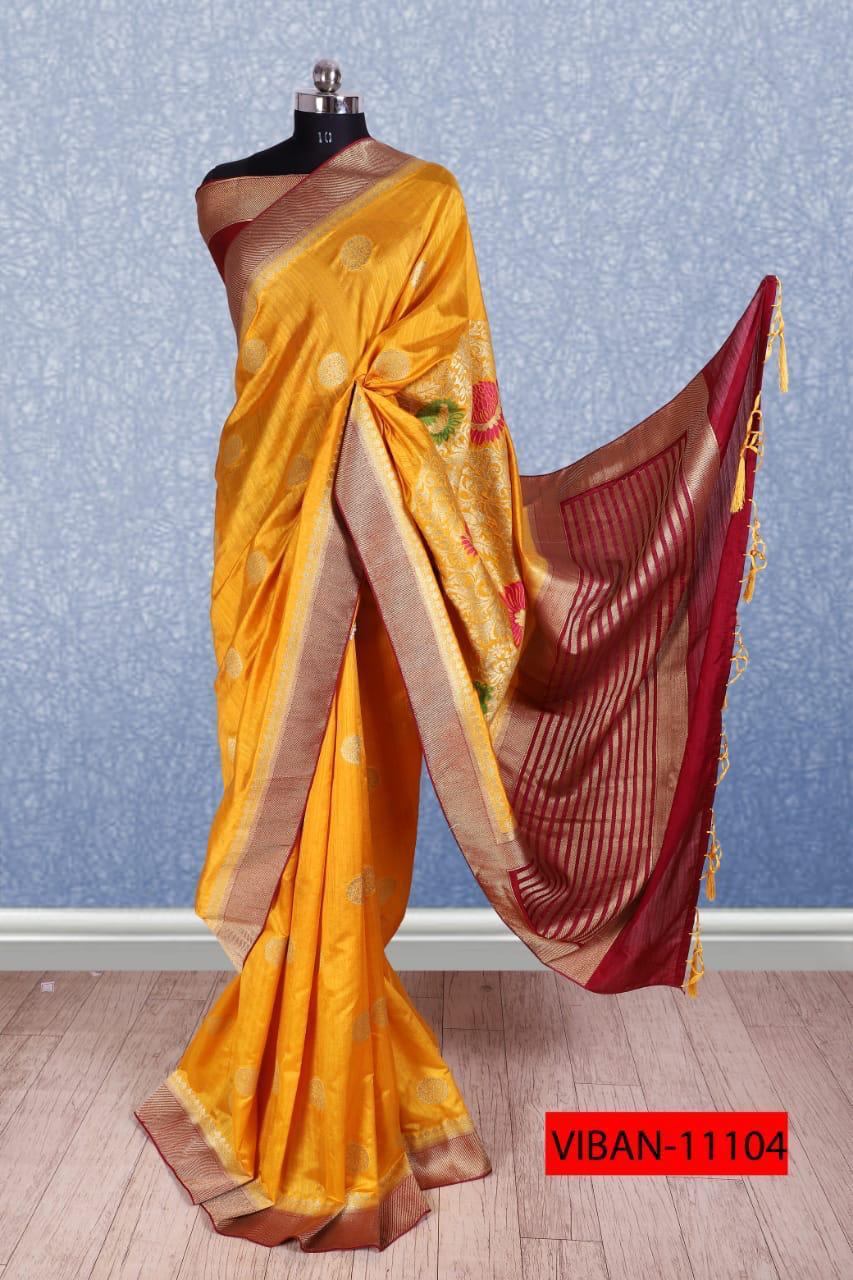 Mintorsi Designer Banarasi Silk Saree 11104