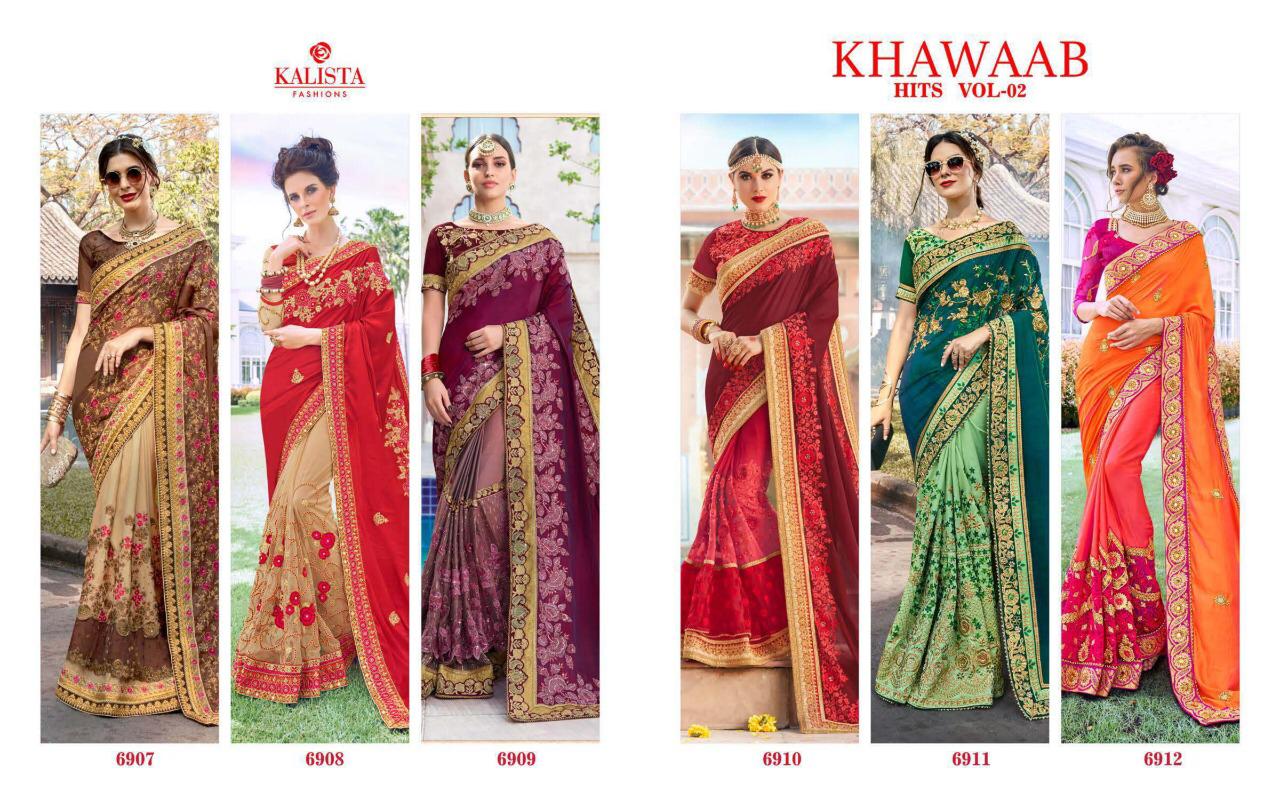 Kalista Fashion Khawaab 6907-6912