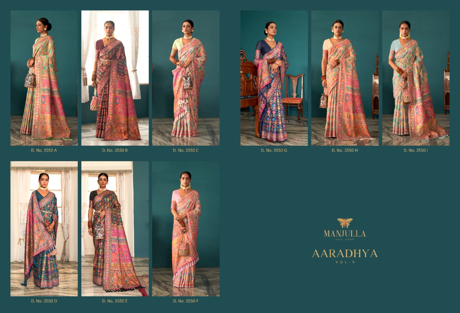 Manjulla Aaradhya 3550 Colors 