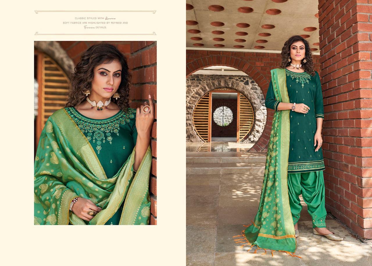 Kessi Fabrics Silk By Patiyala 4001