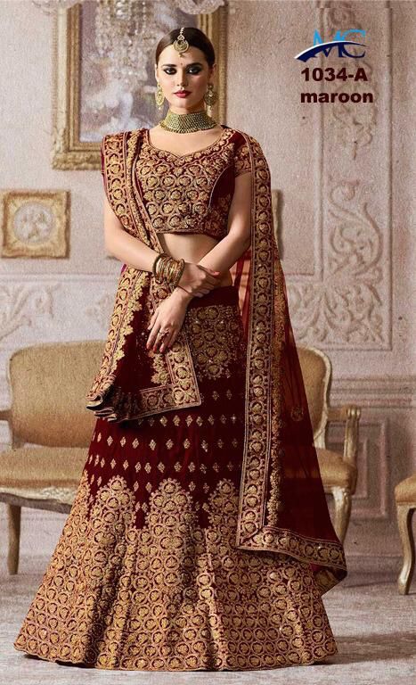 Red Satin Designer Bridal Lehenga at Rs 5500 in Kolkata | ID: 17820056948