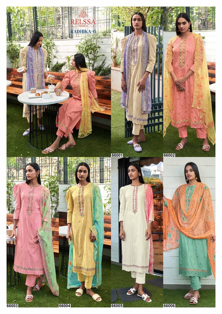 Relssa Fabrics Radhika 66001-66006