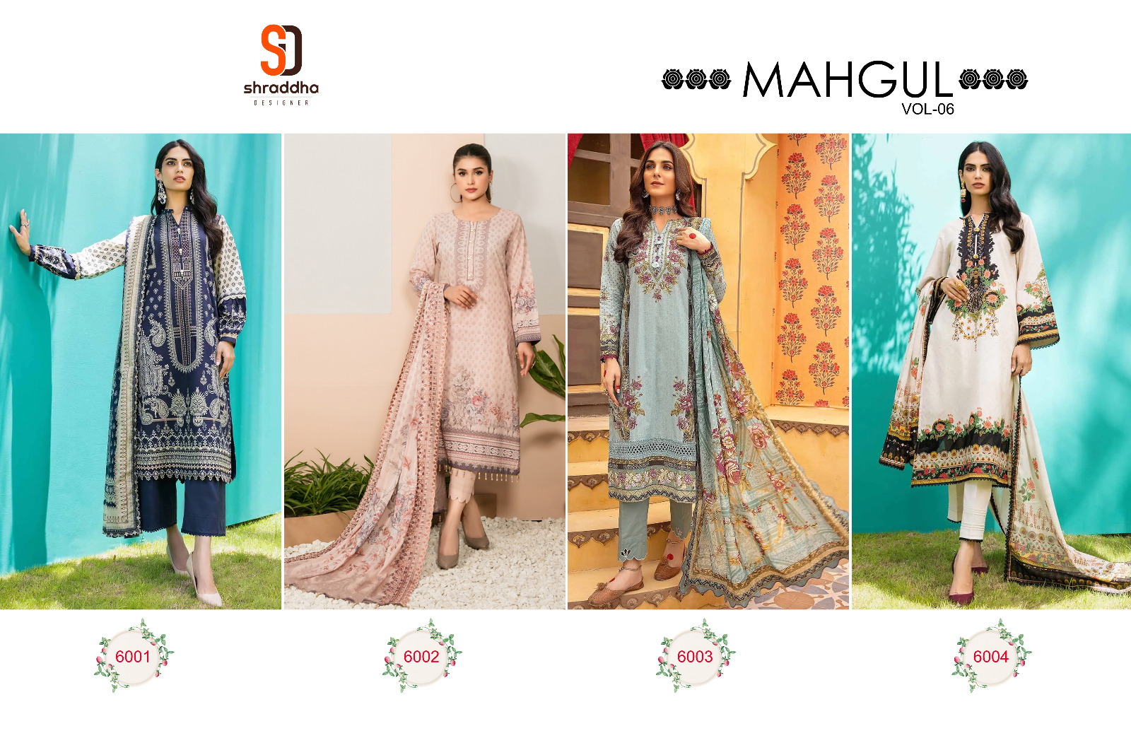 Shraddha Designer Mahgul 6001-6004