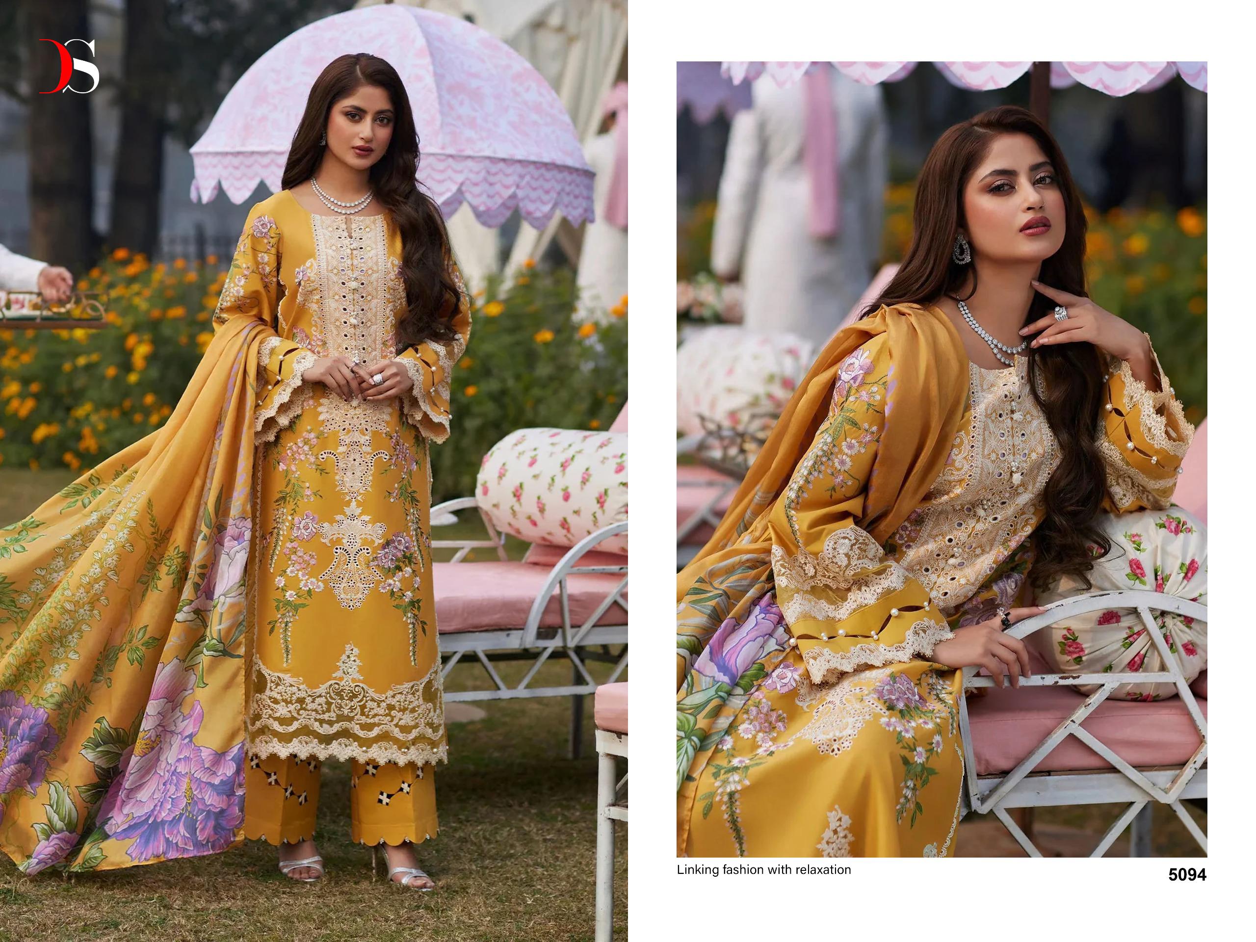 DEEPSY SUITS MARIA.B EMBROIDERED LAWN - 24 5094