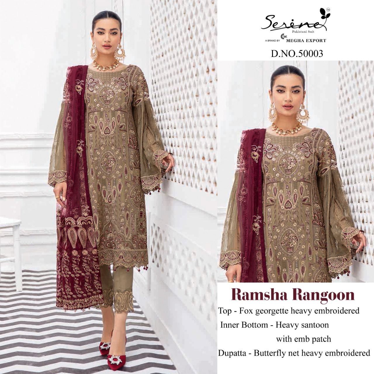 Serine Ramsha Rangoon 50003