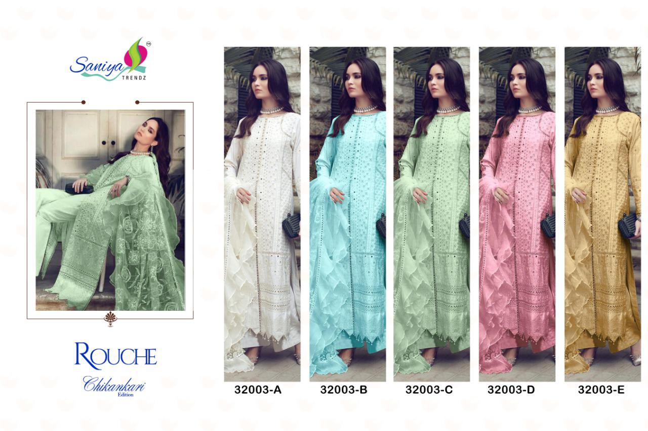 Saniya Trendz Rouche 32003 Colors