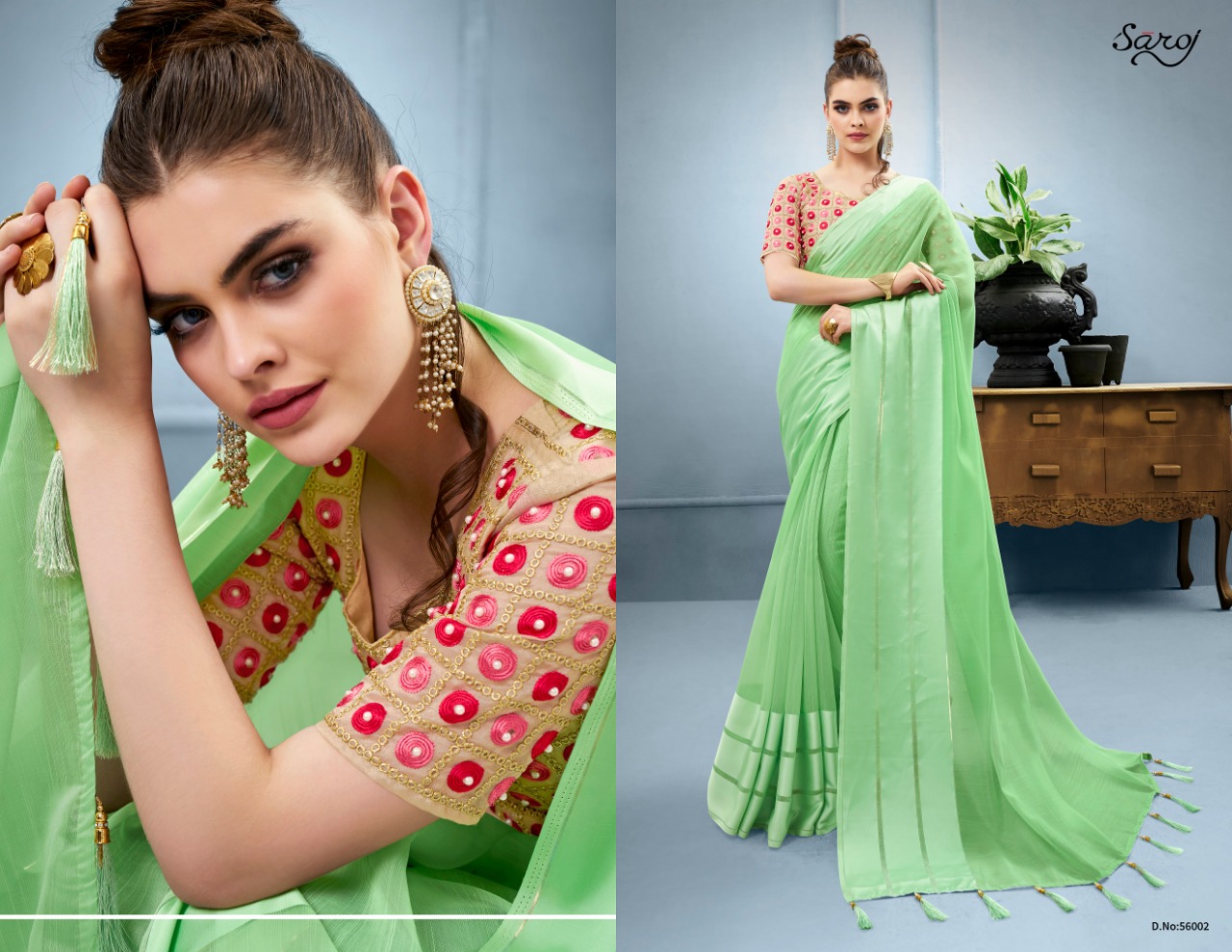 Saroj Saree Premium Silk 56002