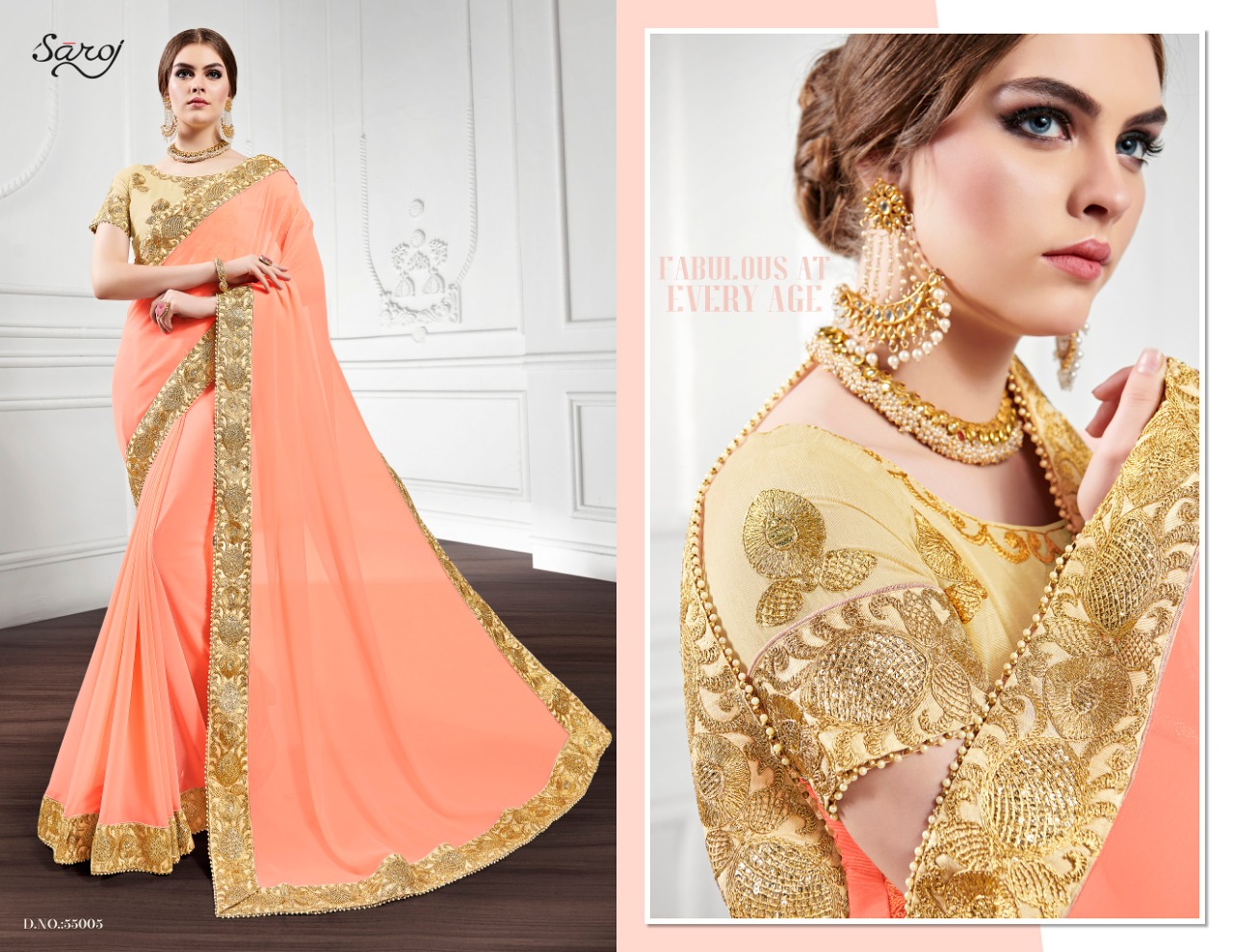 Saroj Saree Indian Fashion 55005