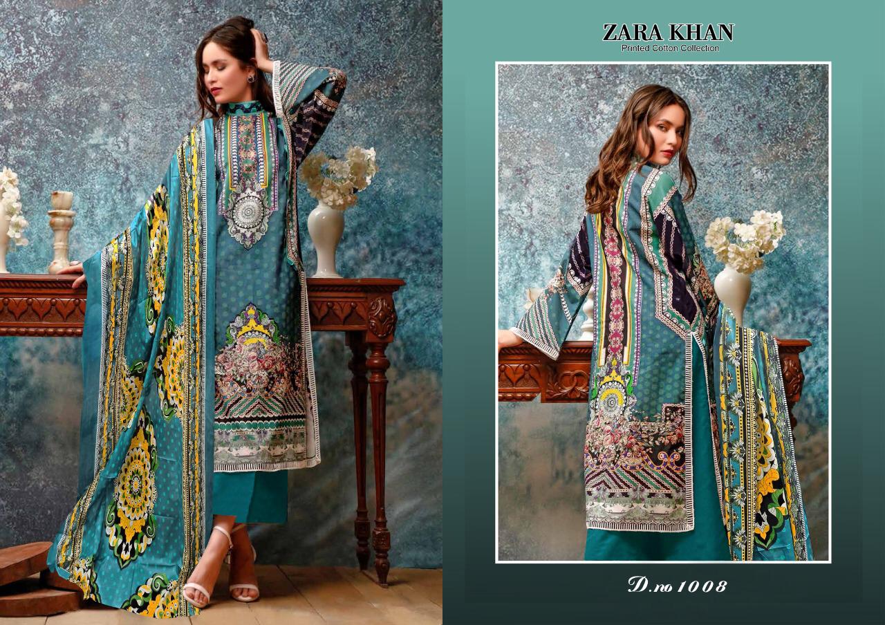 Salman Tex Zara Khan Printed Cotton Collection 1008