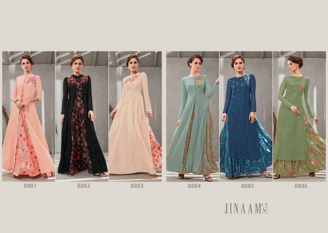 Jinaam Dress Rosy 8881-8886