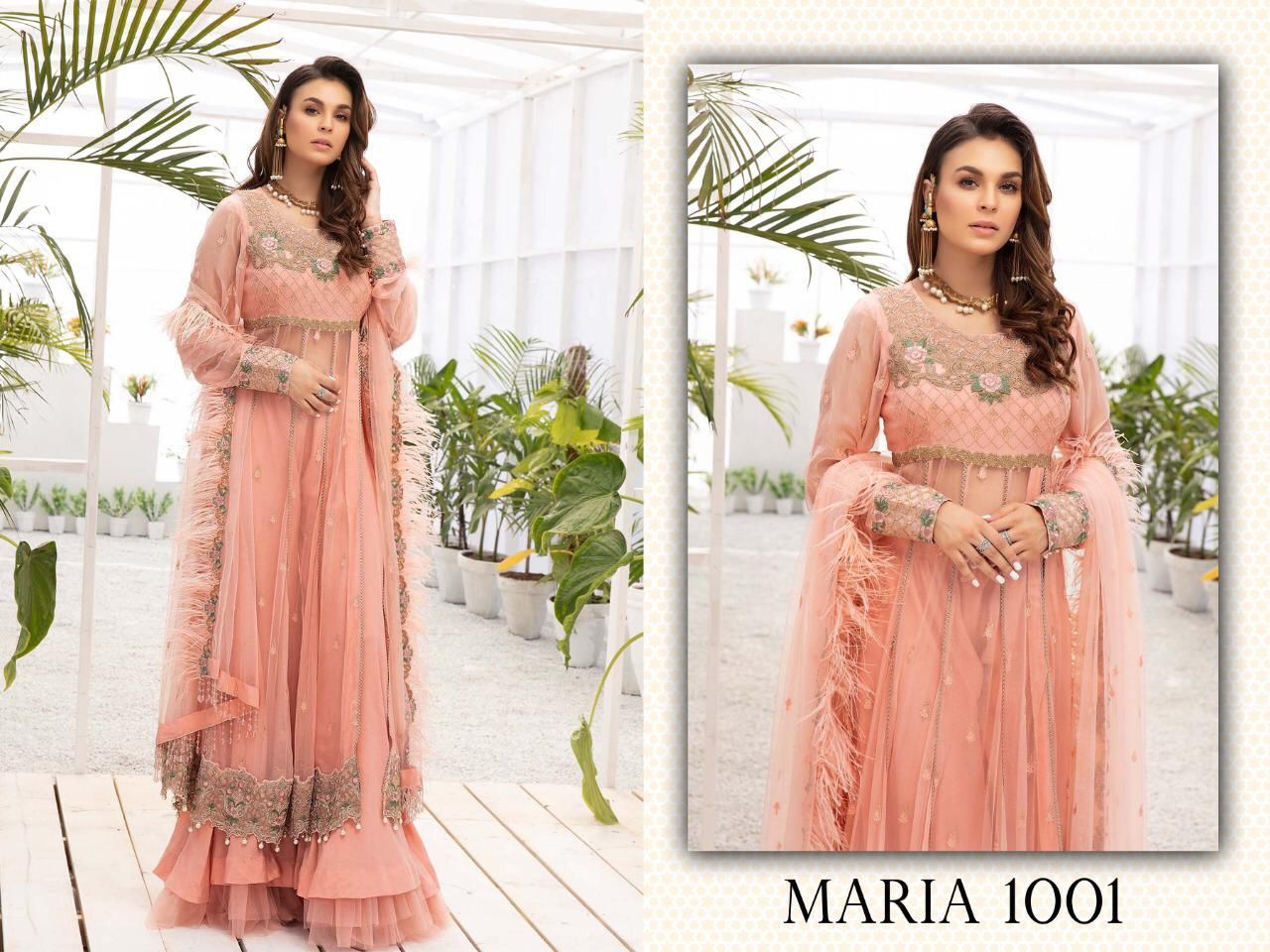Pakistani Beautiful Designer Suit Maria 1001