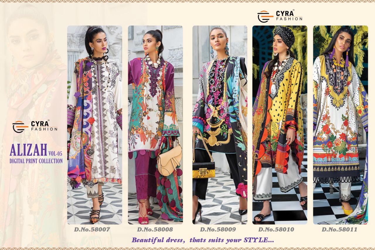 Cyra Fashion Alizah 58007-58011