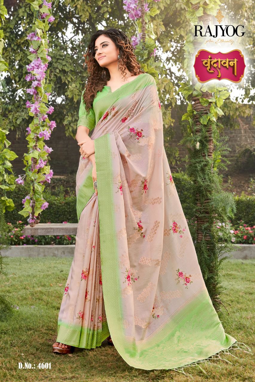 Rajyog Fabrics Vrindavan Silk 1001