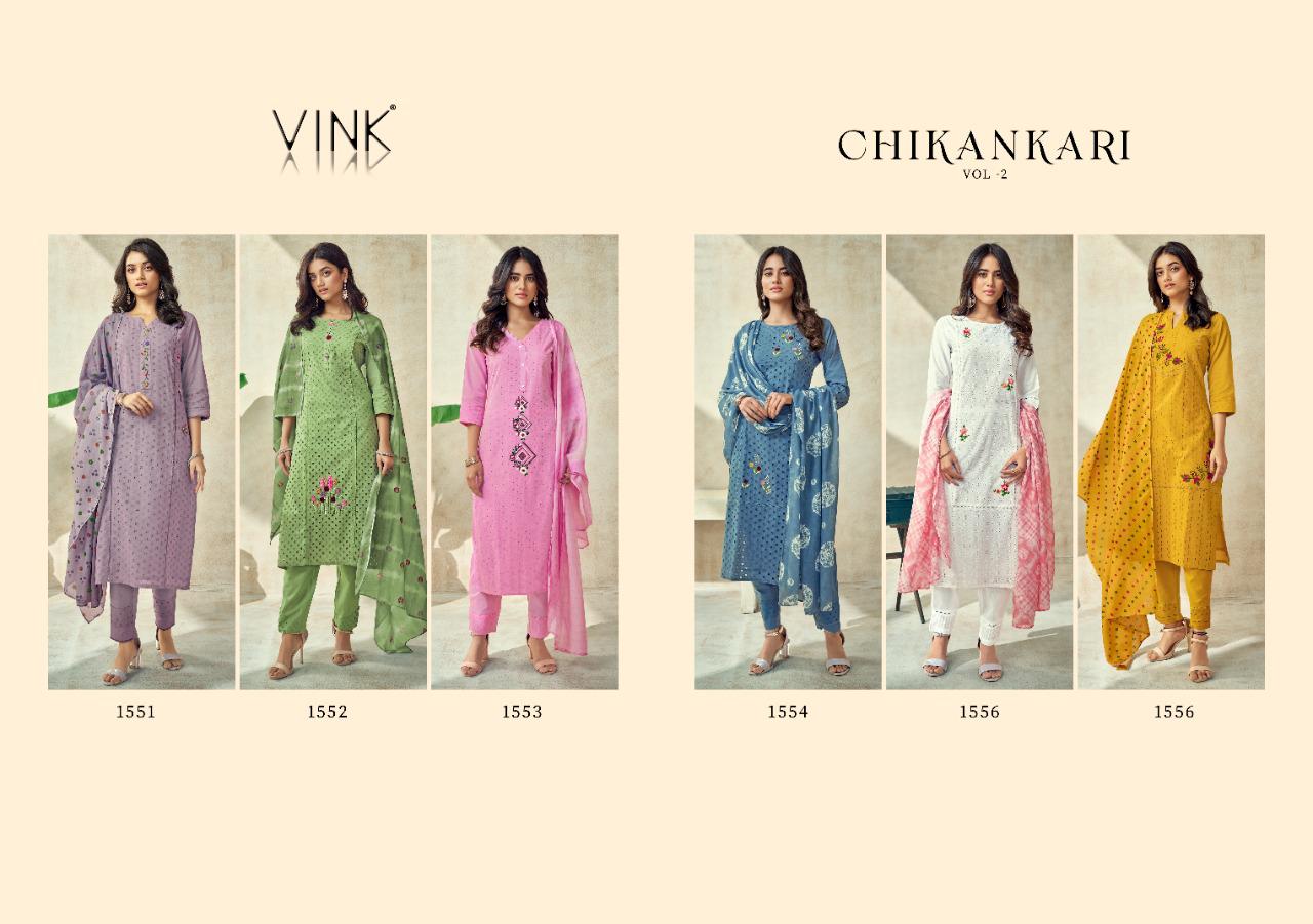 Vink Fashion Chikankari 1551-1556