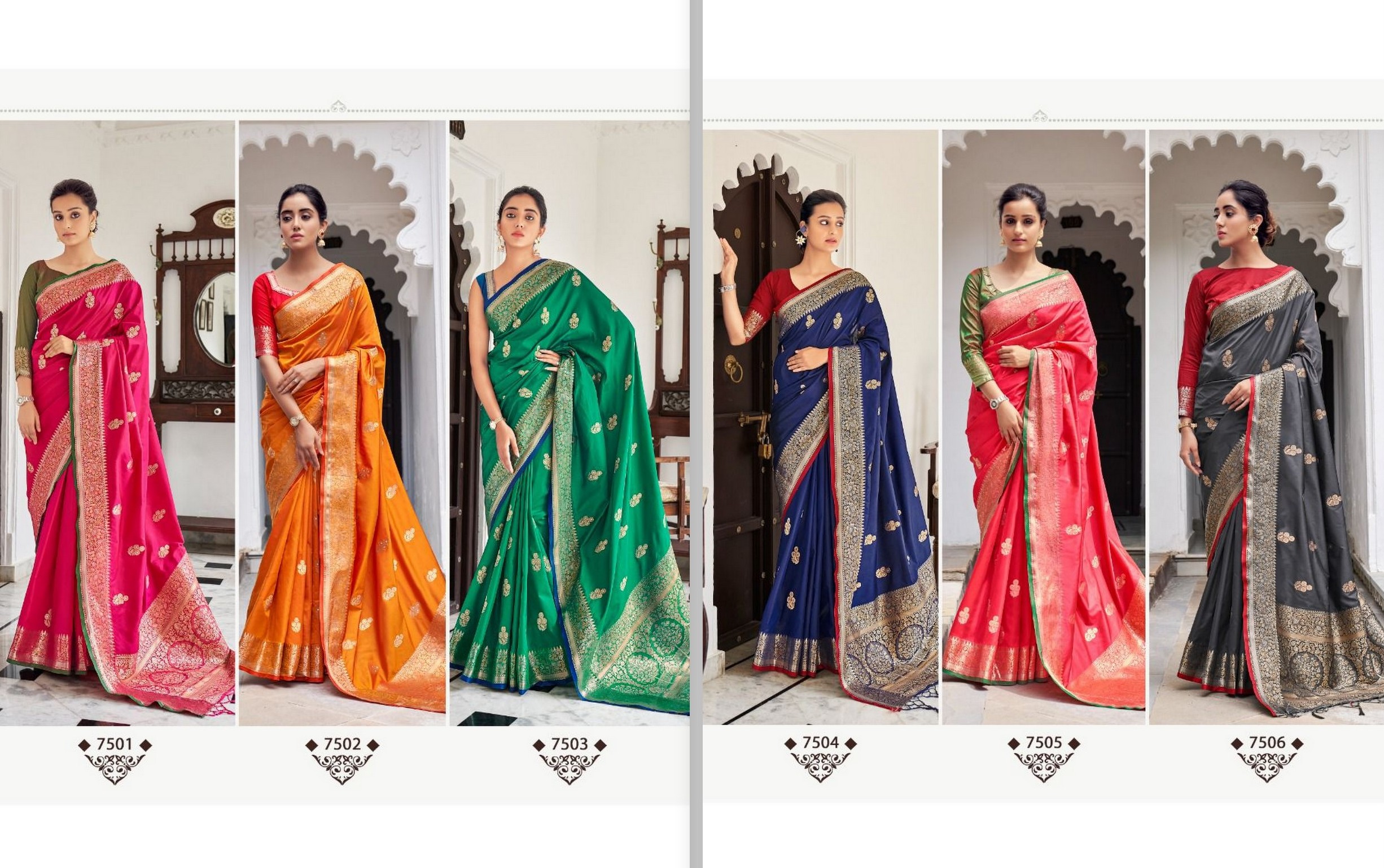 Rajyog Fabrics Ananya Silk 7501-7506