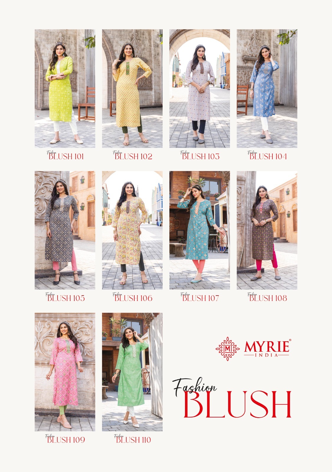 Mayree India Fashion Blush 101-110