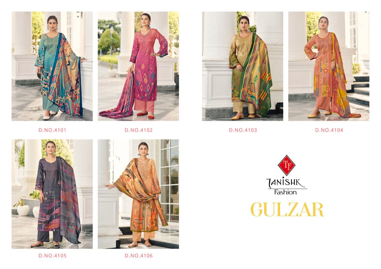 Tanishak Fashion Gulzar 4101-4106