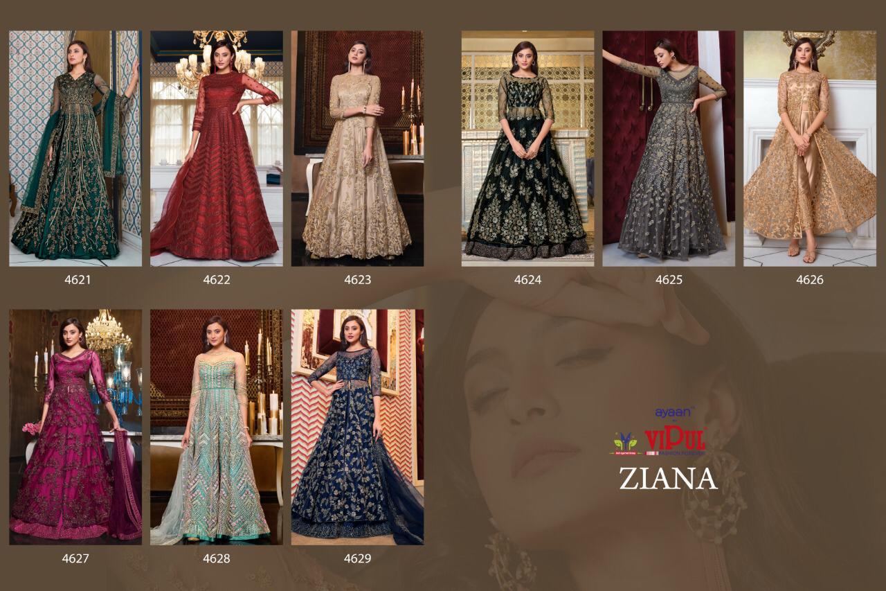 Vipul Fashion Ziana 4621-4629