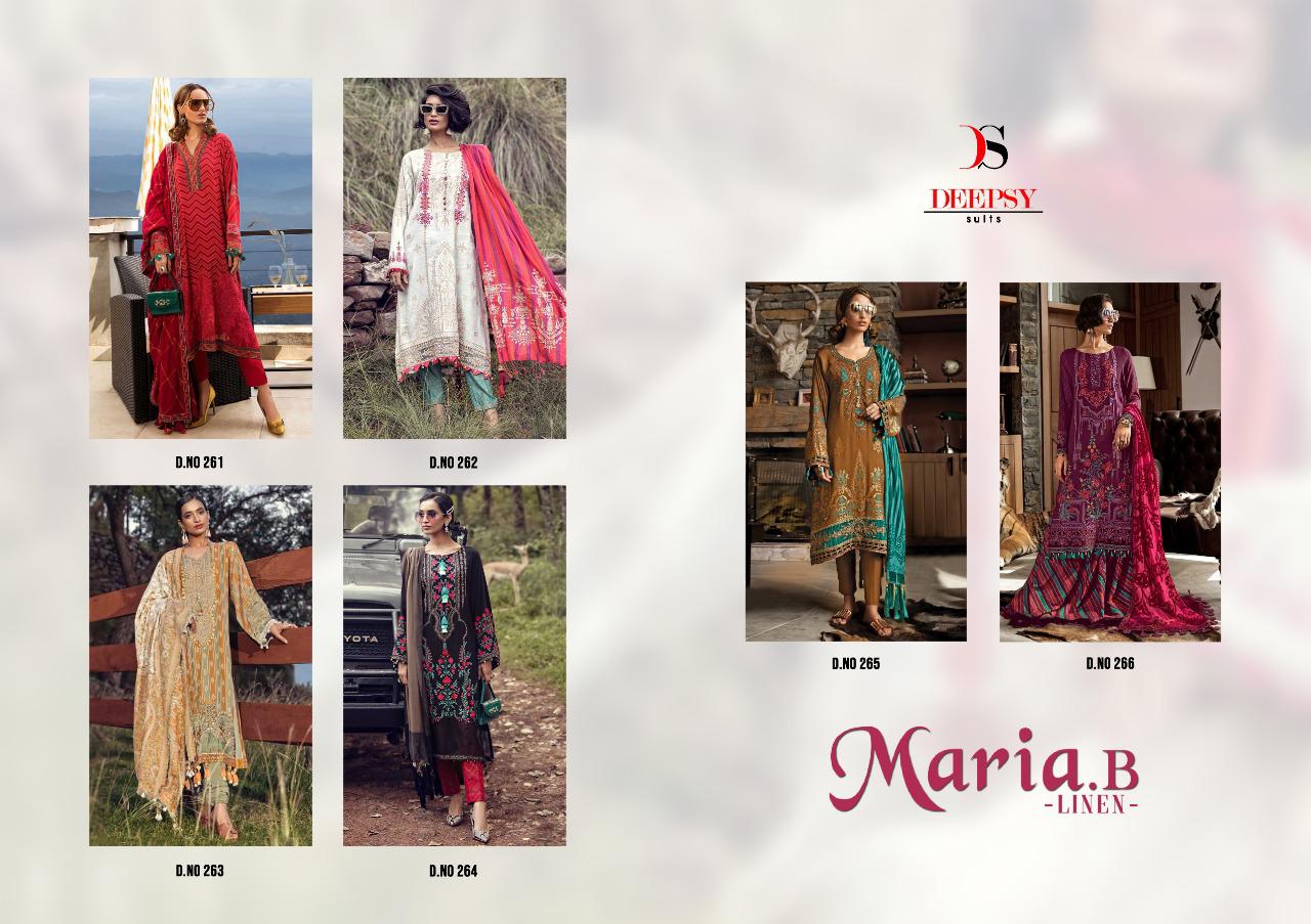 Deepsy Suits Mariya B Linen 261-266