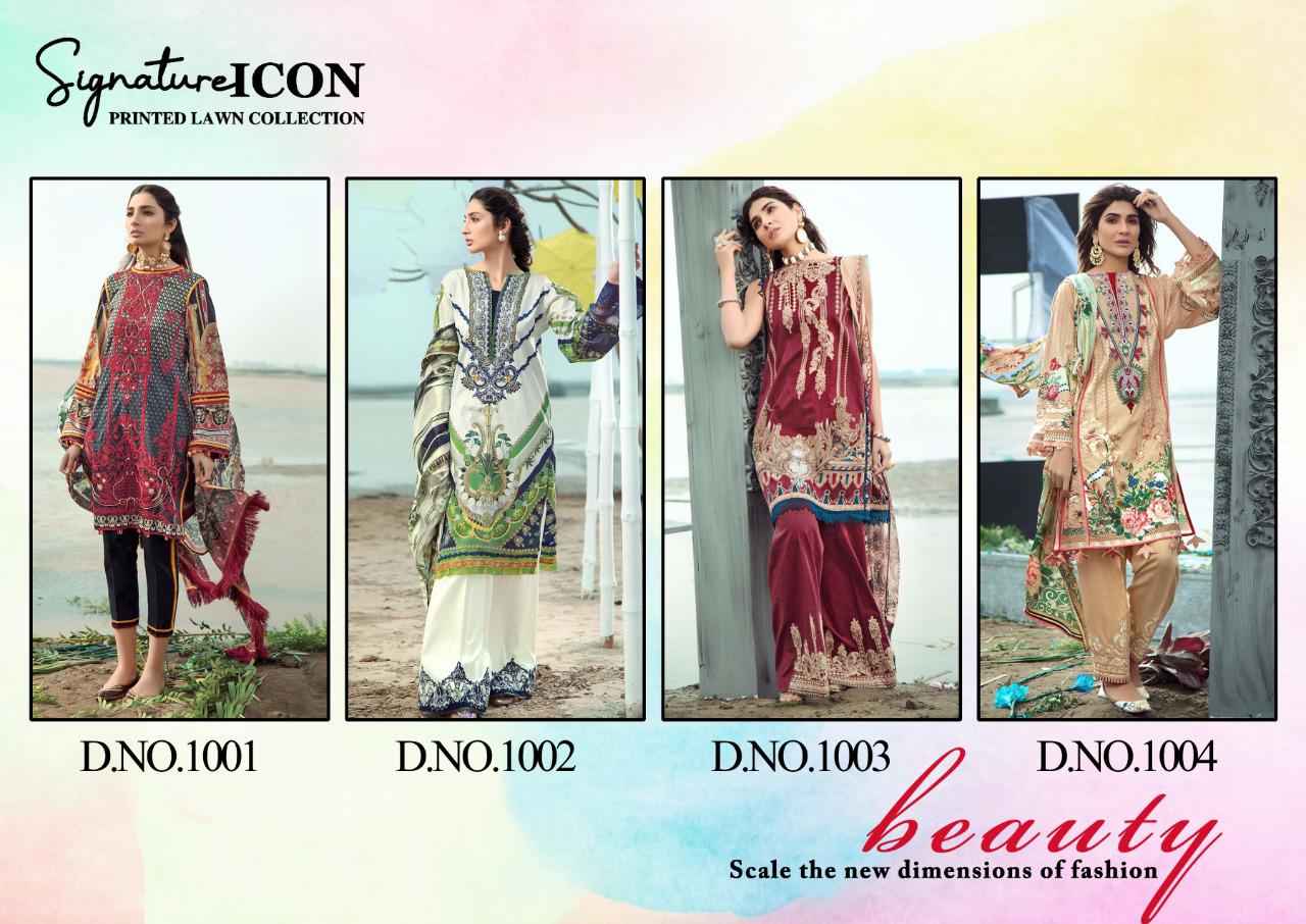 Signature Icon Lawn Collection 1001-1004