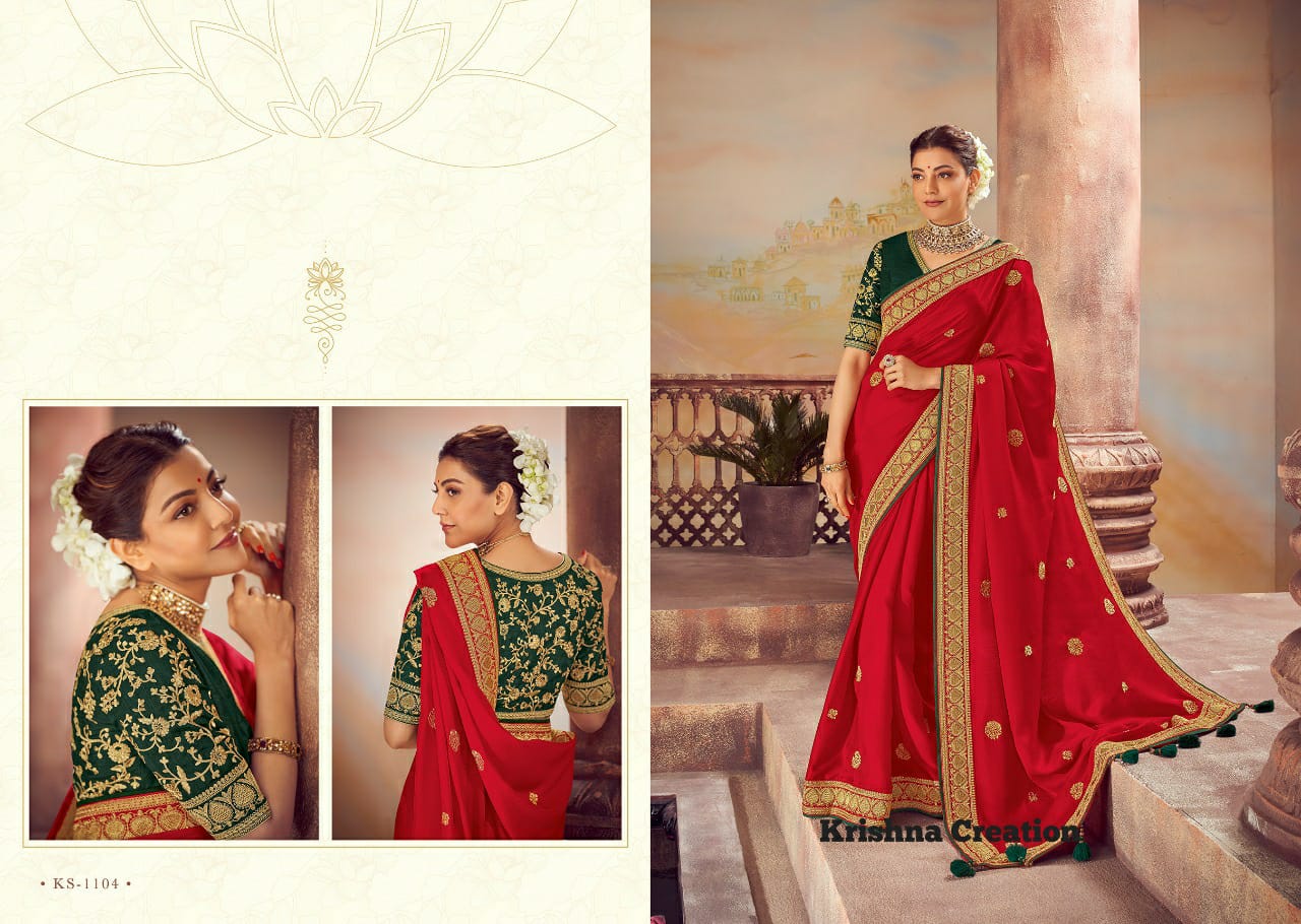 SAKHI BY KIMORA SAREES SILK UNSTICHED SAREES WHOLESALE 9 PCS