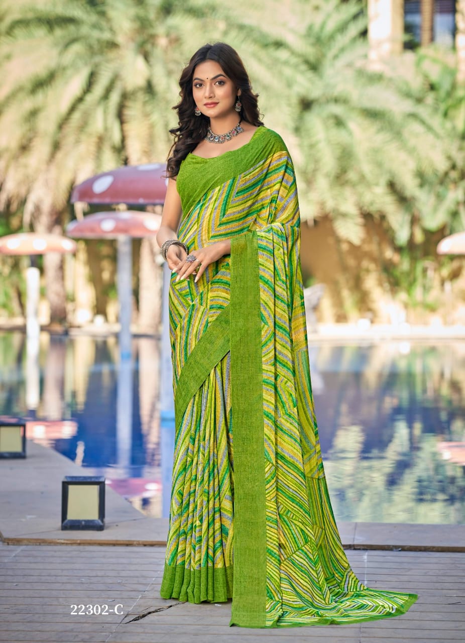 Ruchi Saree Star Chiffon 22302-C