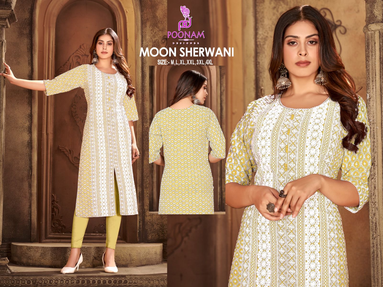 Poonam Designer Moon Sherwani 1007