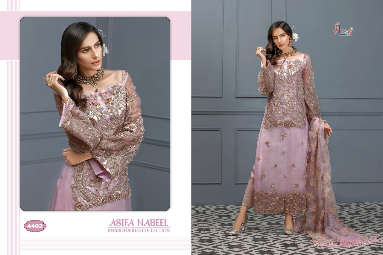 Shree Fabs Asifa Nabeel Embroidered Collection 4402