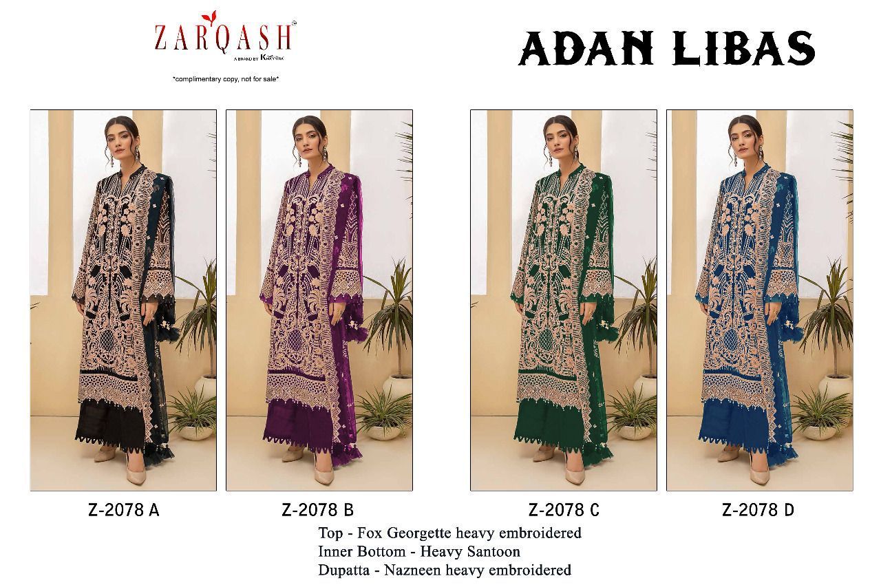 Zarqash Adan Libas Z-2078 Colors 