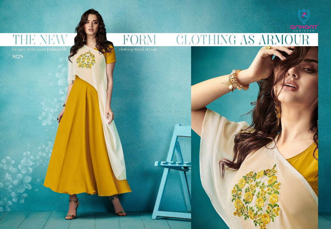 Arihant designer sasya vol 16 designer party wear kurtis supplier in surat