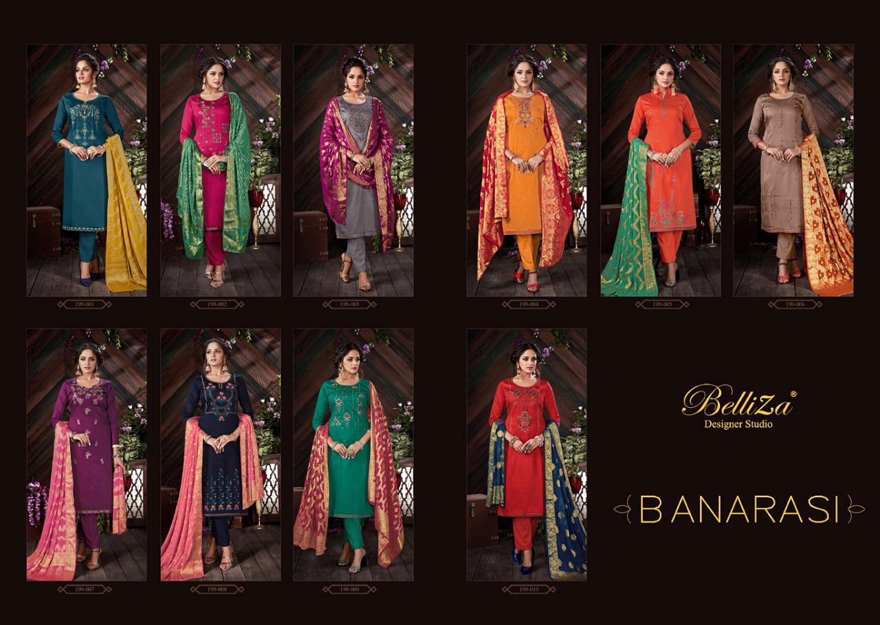 Belliza Designer Studio Banarasi 199-001 199-010