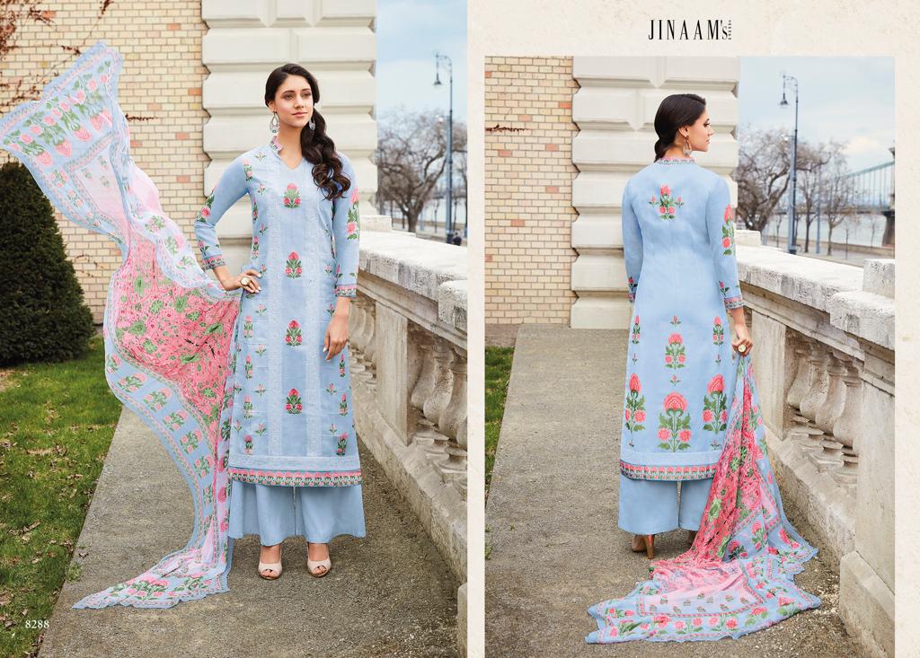 Jinaam Dress Mughal Motifs 8288