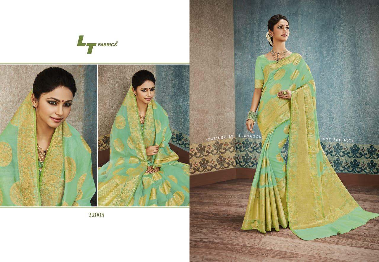 LT Fabrics Banarasi Silk 22005