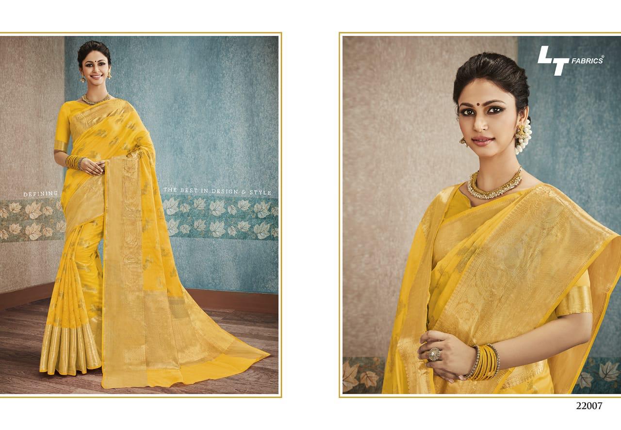 LT Fabrics Banarasi Silk 22007