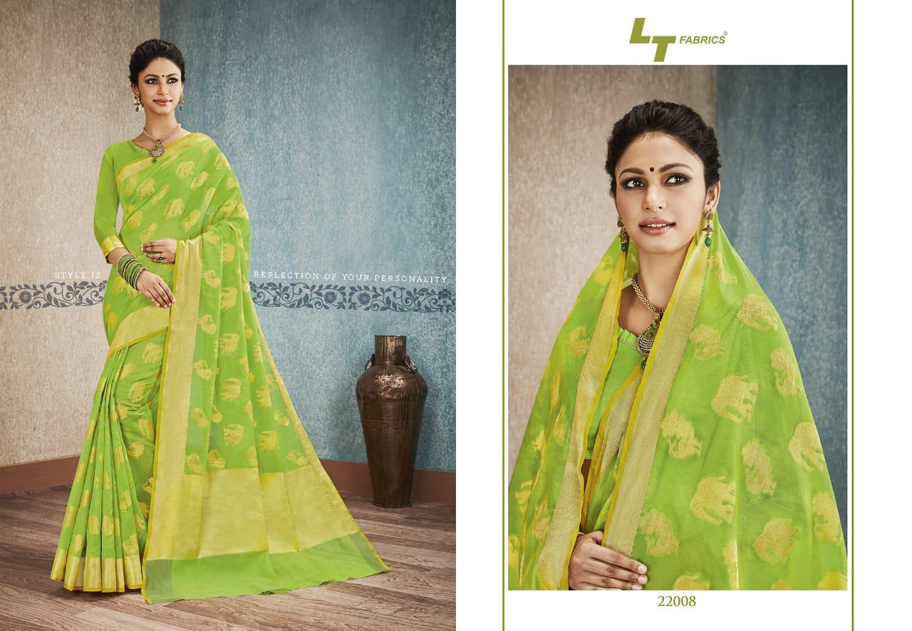 LT Fabrics Banarasi Silk 22008