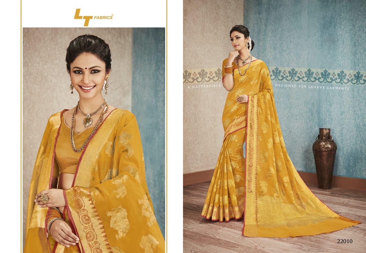 LT Fabrics Banarasi Silk 22010