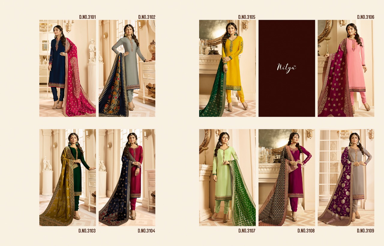 LT Fabrics Nitya 3101-3109