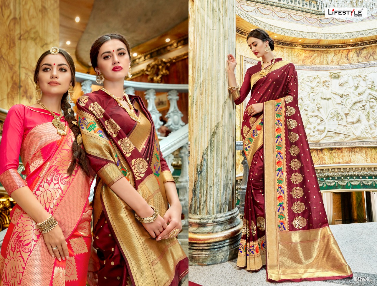 Soundarya Saree By LIFESTYLE 54761 TO 54772 New Designs - ashdesigners.in