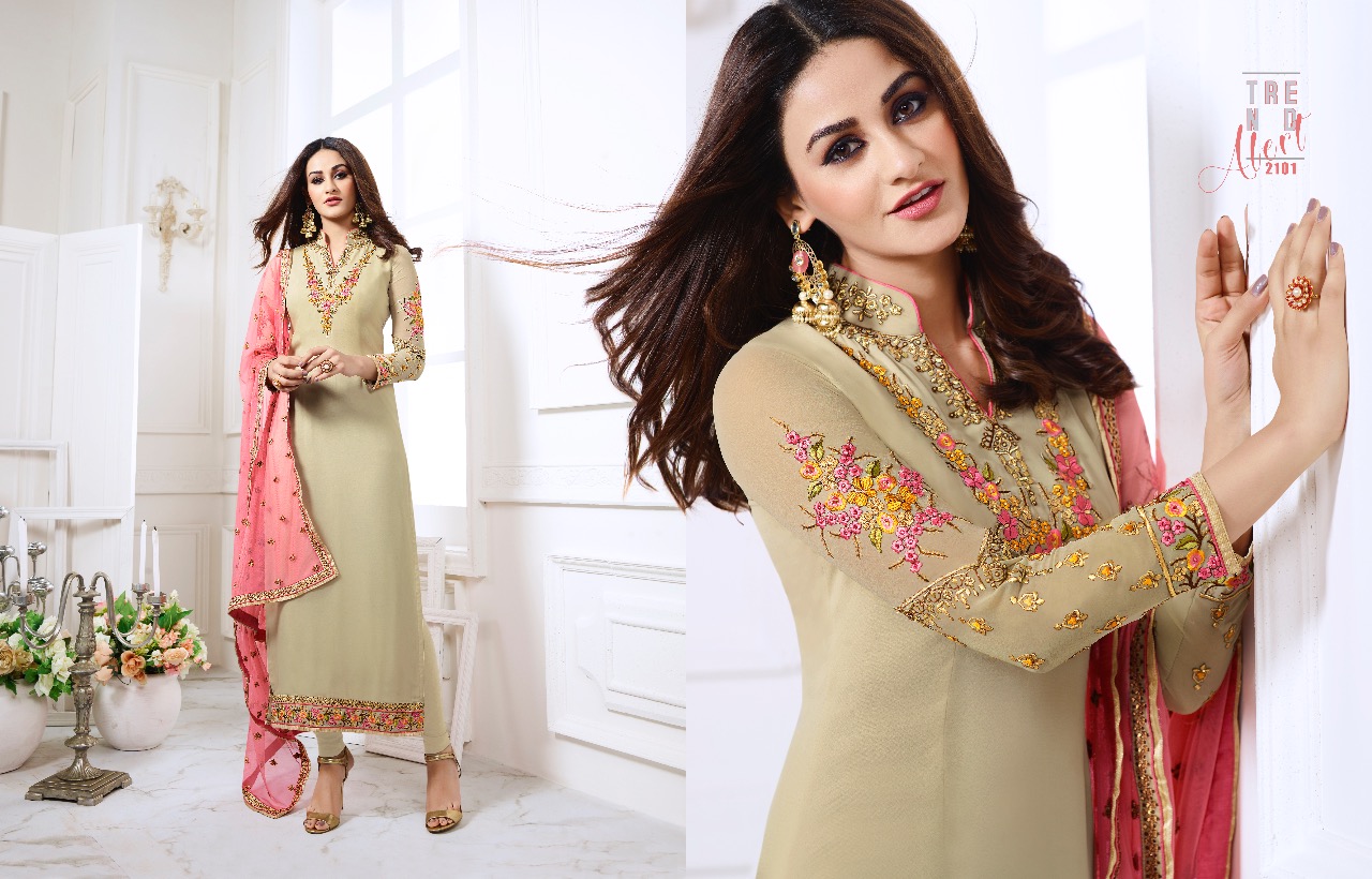 Straight Party Wear Fancy Heavy Embroidery Cotton Salwar Suit With Dupatta  at Rs 1150/piece in Surat