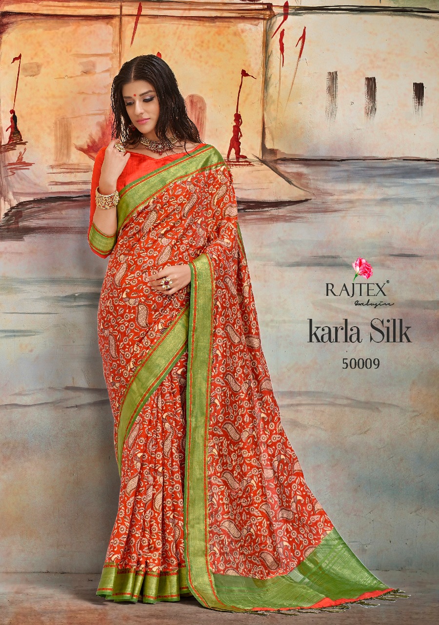 Rajtex Saree Karla Silk 50009