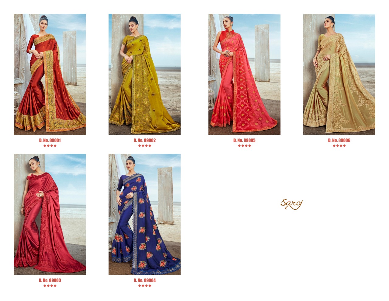 Saroj Saree Fashion Yug 89001-89006