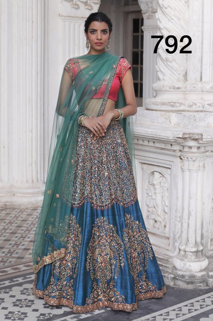 Pink Embroidery Designer Party Wear Lehenga Choli at Rs 1699 in Surat