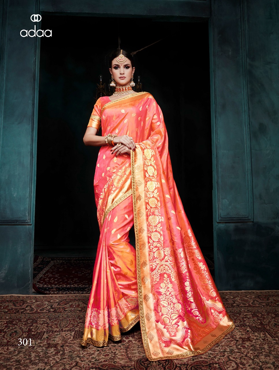 Adaa Designer Banarasi Silk Saree 301 