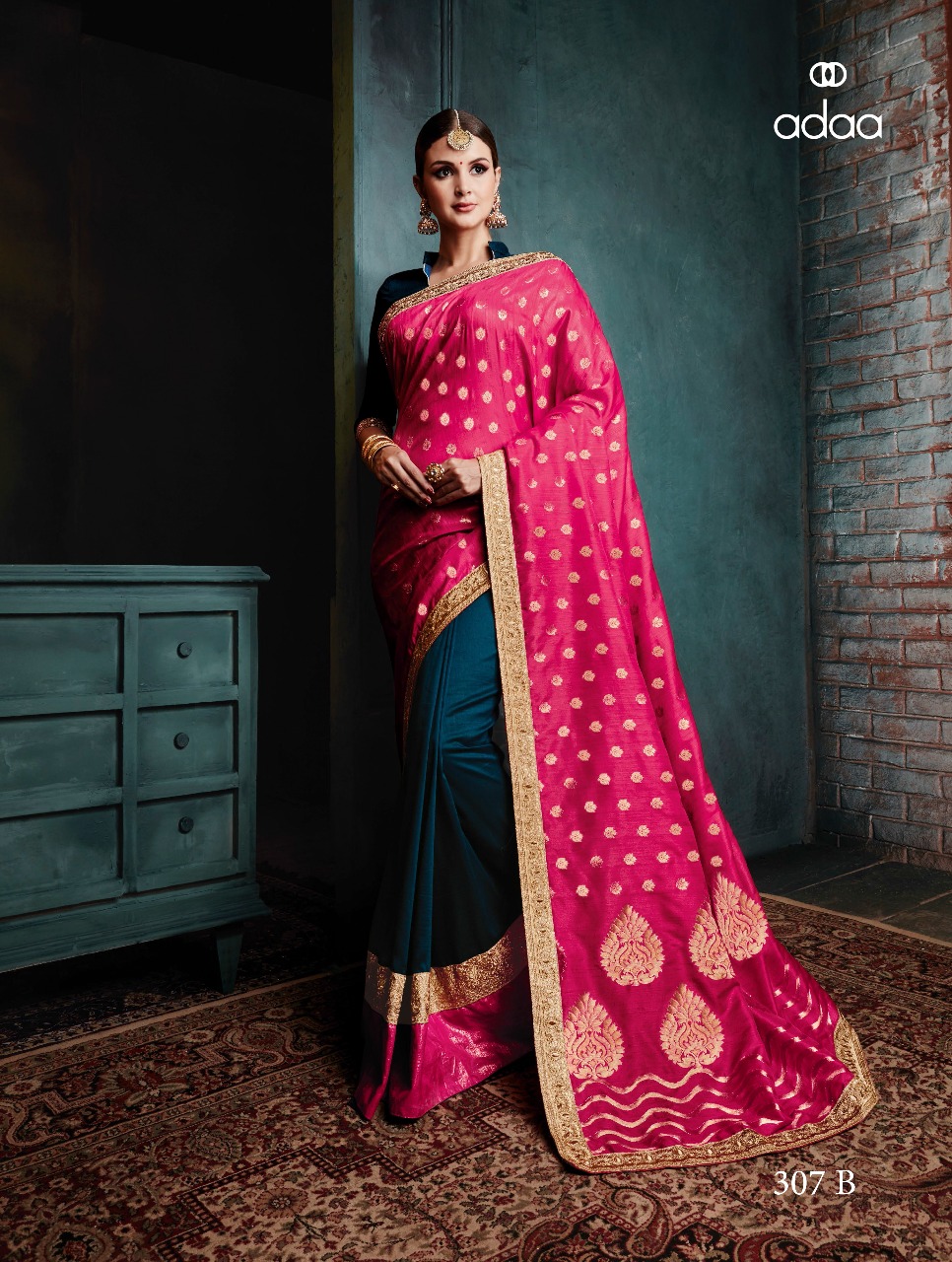 Adaa Designer Banarasi Silk Saree 307B