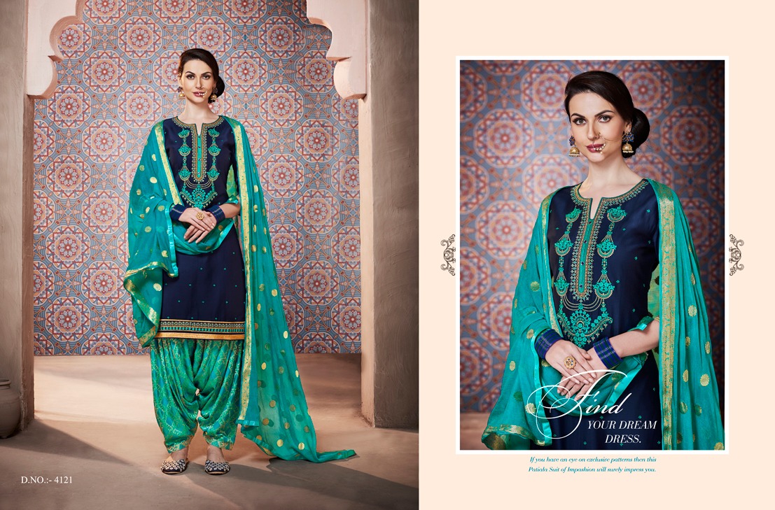 Kessi Fabrics Shangar By Patiala House 4121 