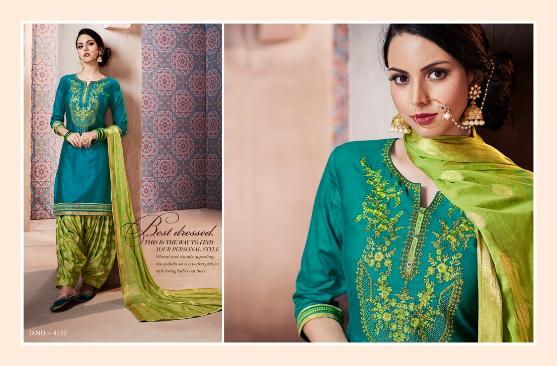 Kessi Fabrics Shangar By Patiala House 4132