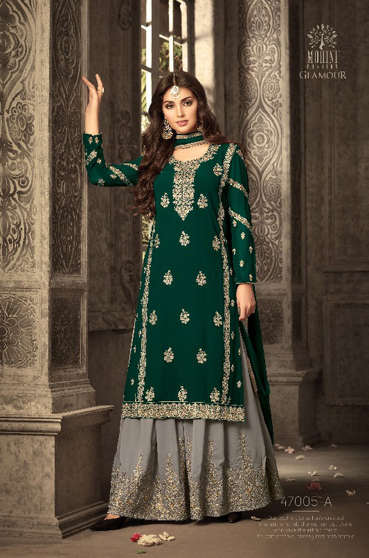 Mohini Fashion Glamour Sarara Collection Hit Design Colors 47005B