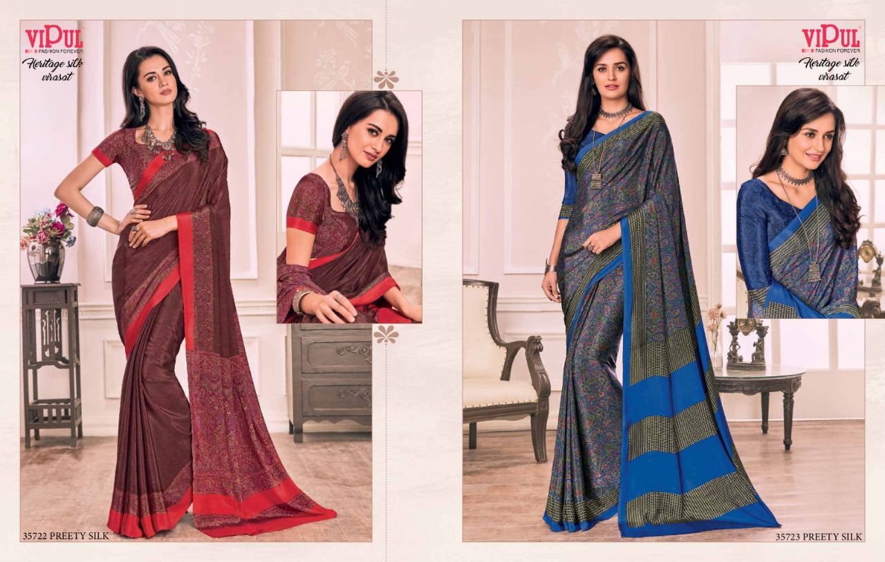 Vipul Fashion Heritage Silk 35722 35723