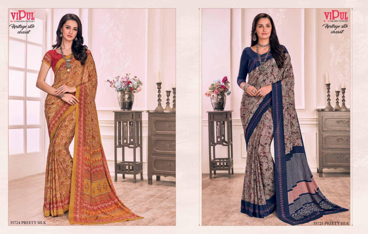 Vipul Fashion Heritage Silk 35724 35725