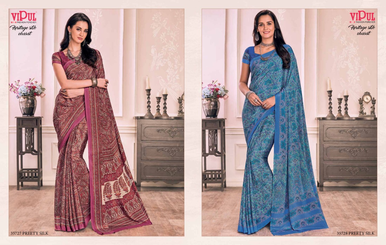 Vipul Fashion Heritage Silk 35727 35728
